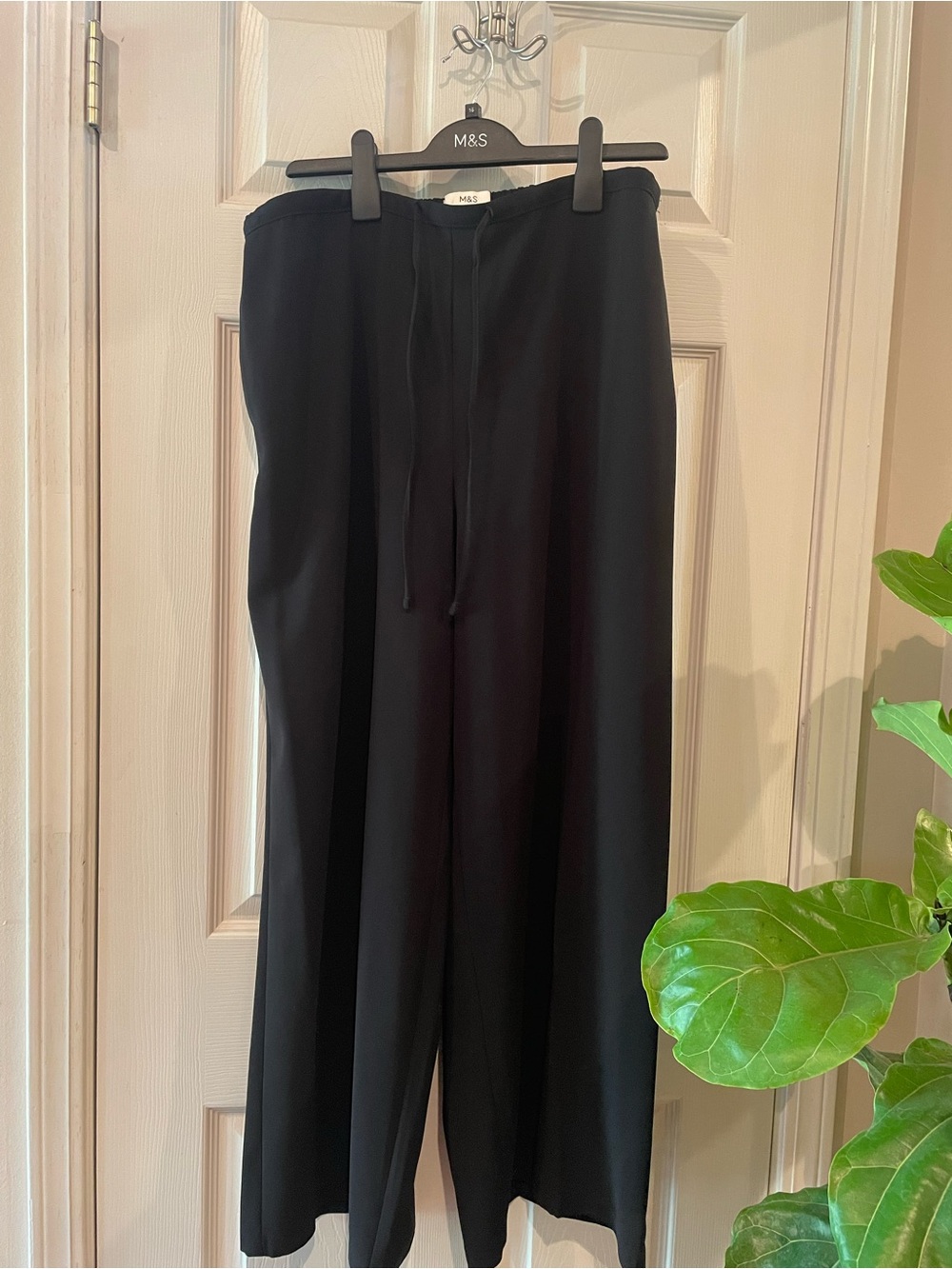 Marks & Spencer Black Boot Cut Jumpsuit Trousers
